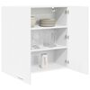 vidaXL Armoire suspendue Blanc 80 x 31 x 80 cm Bois d'ing&eacute;nierie