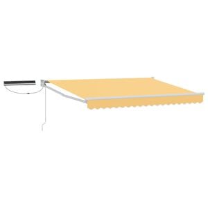 vidaXL Auvent r&eacute;tractable &eacute;lectrique Sable 3,5 x 2 m
