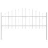 vidaXL Cl&ocirc;ture de jardin WOERDEN 6 pc 170 x 115 cm Blanc