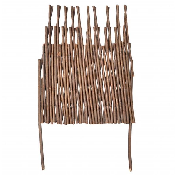 vidaXL Cl&ocirc;ture en treillis de saule 5 pi&egrave;ces 170 x 37 cm