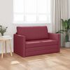 vidaXL Canap&eacute;-Lit 110cm Bordeaux tissu