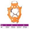 vidaXL Crampons pour chaussures Orange M