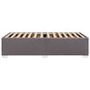 vidaXL Cadre de lit sans matelas gris 90x200 cm similicuir