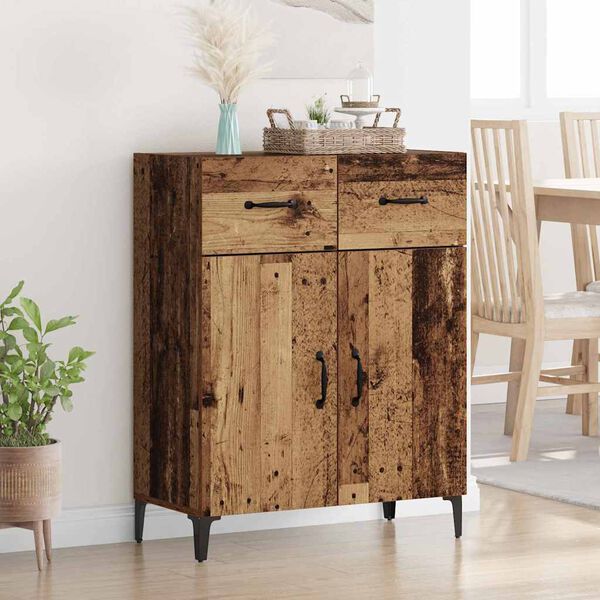 vidaXL Buffet Bois ancien 69,5 x 34 x 90 cm Bois d'ing&eacute;nierie