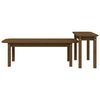 vidaXL Ensemble de tables basses 2 pcs Marron miel Bois massif de pin