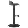 vidaXL Tabourets de bar lot de 2 gris fonc&eacute; velours