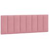 vidaXL Cadre de lit sans matelas Hanko rose 140x190 cm velours