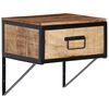 vidaXL Table de chevet 40x35x40 cm bois de manguier massif