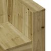 vidaXL Canapé de jardin 79x60x62 cm bois de pin imprégné