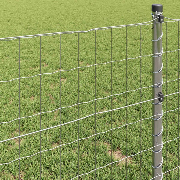 vidaXL Clôture Euro Argent 0.6 x 50 m