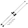 vidaXL Poteaux de soutien de dessus Bimini 2 pcs Aluminium