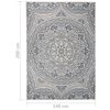 vidaXL Tapis &agrave; tissage plat d'ext&eacute;rieur 140x200 cm Motif bleu