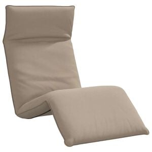 vidaXL Transat pliant taupe 175 x 54 x 8,5 cm tissu Oxford