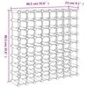 vidaXL Casier &agrave; vin pour 72 bouteilles 90,5x23x90,5 cm pin massif