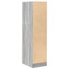 vidaXL Armoire apothicaire sonoma gris 30x41x118 cm bois d'ing&eacute;nierie