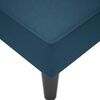 vidaXL Fauteuil long avec accoudoir droit bleu velours