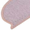 vidaXL Tapis d'escalier autocollants 30 pcs 65x21x4 cm rose