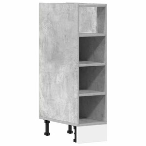 vidaXL Meuble bas "Riga" Gris b&eacute;ton 20 x 44,5 x 81,5 cm Bois d'ing&eacute;nierie
