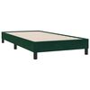 vidaXL Cadre de lit sans matelas vert fonc&eacute; 80x210 cm velours