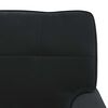vidaXL Chaise longue avec coussin Noir 91 x 157 x 91 cm Velours
