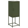 vidaXL Buffet vert olive 36x39x107 cm acier