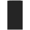 vidaXL Armoire d'&eacute;vier noir 63x29x55 cm bois d'ing&eacute;nierie