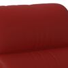 vidaXL Fauteuil de massage Rouge bordeaux Similicuir
