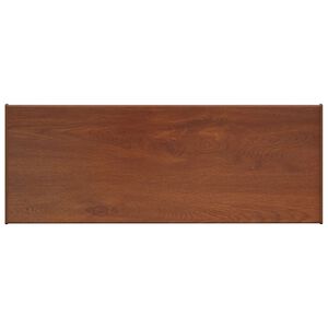 vidaXL Appui de fen&ecirc;tre Bois marron 60 x 30 x 4,5 cm PVC