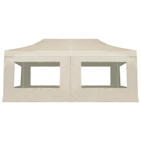 vidaXL Tente de r&eacute;ception pliable avec parois Aluminium 6 x 3 m Cr&egrave;me