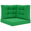 vidaXL Coussin de canap&eacute; d'ext&eacute;rieur Polyester Vert 60 x 60 cm