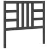 vidaXL Tête de lit Gris 106x4x100 cm Bois massif de pin