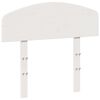 vidaXL T&ecirc;te de lit blanc 75 cm bois massif de pin