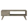 Homemania Meuble TV Maya 90x30x33 cm Noyer