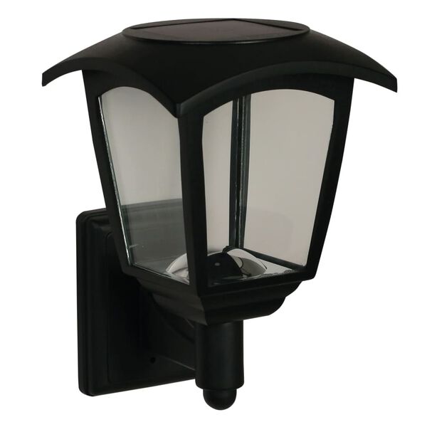 Luxform Applique &agrave; LED solaire intelligente hybride Minnesota Noir