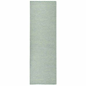 vidaXL Tapis &agrave; tissage plat d'ext&eacute;rieur 80x250 cm Turquoise