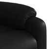 vidaXL Fauteuil de massage inclinable électrique noir similicuir