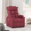 vidaXL Fauteuil de massage Rouge bordeaux Tissu