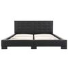 vidaXL Cadre de lit sans matelas en similicuir noir 200 x 160 cm