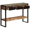 vidaXL Table console 110x30x76 cm Bois massif de r&eacute;cup&eacute;ration