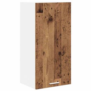 vidaXL Armoire suspendue Bois ancien et Blanc 40 x 31 x 80 cm