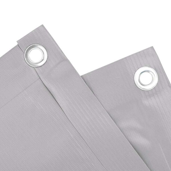 vidaXL &Eacute;cran d'intimit&eacute; de balcon gris 700x75 cm PVC