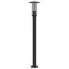 vidaXL Lampadaire d'ext&eacute;rieur noir 100 cm acier inoxydable