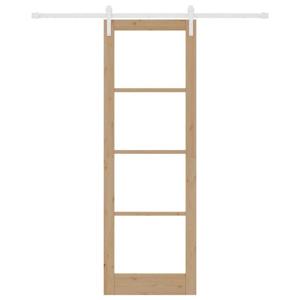 vidaXL Porte coulissante ORKDAL Naturel 78 x 232 cm