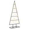 vidaXL Arbre de No&euml;l en m&eacute;tal KUOPIO 90 cm Blanc chaud