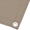 vidaXL &Eacute;cran de balcon taupe 75x700 cm 100% polyester oxford