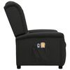 vidaXL Fauteuil électrique de massage Noir Tissu
