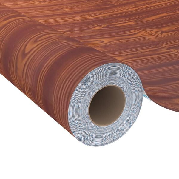 vidaXL Film autoadhésif pour meubles Acacia 500x90 cm PVC