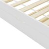 vidaXL Cadre de lit extensible sans matelas blanc bois de pin 90x200cm