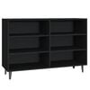 vidaXL Buffet noir 103,5x35x70 cm bois d'ing&eacute;nierie