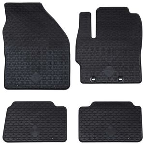 vidaXL Tapis de voiture 4 pcs Noir Compatible avec Toyota YARIS 2020-